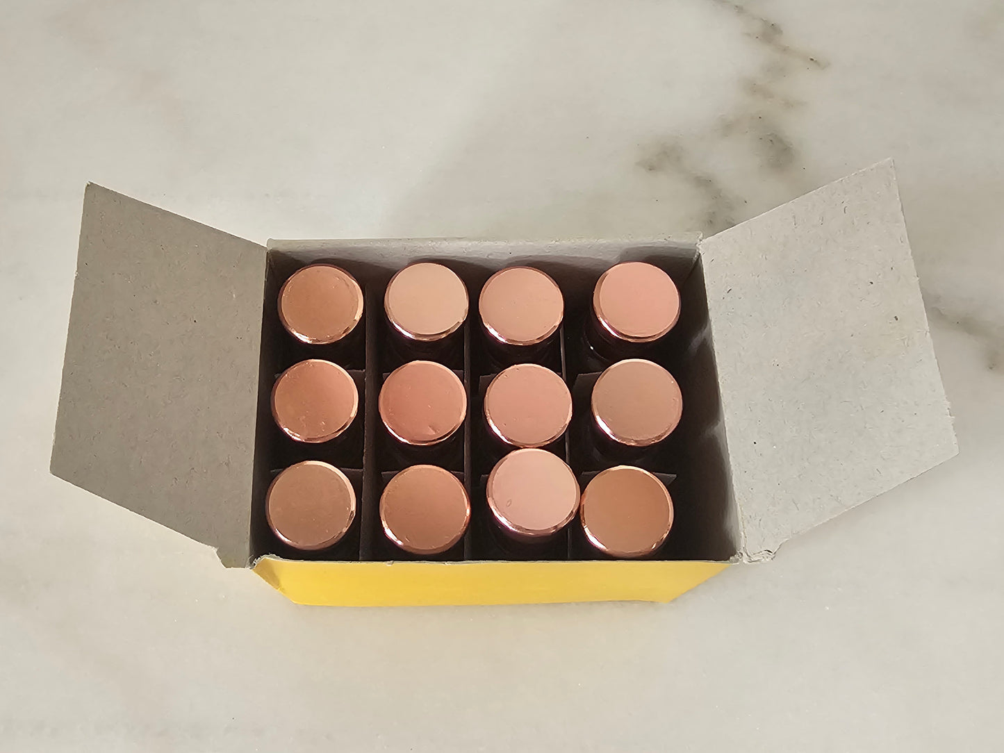 48 pcs 6ml Printed Empty Glass Bottles