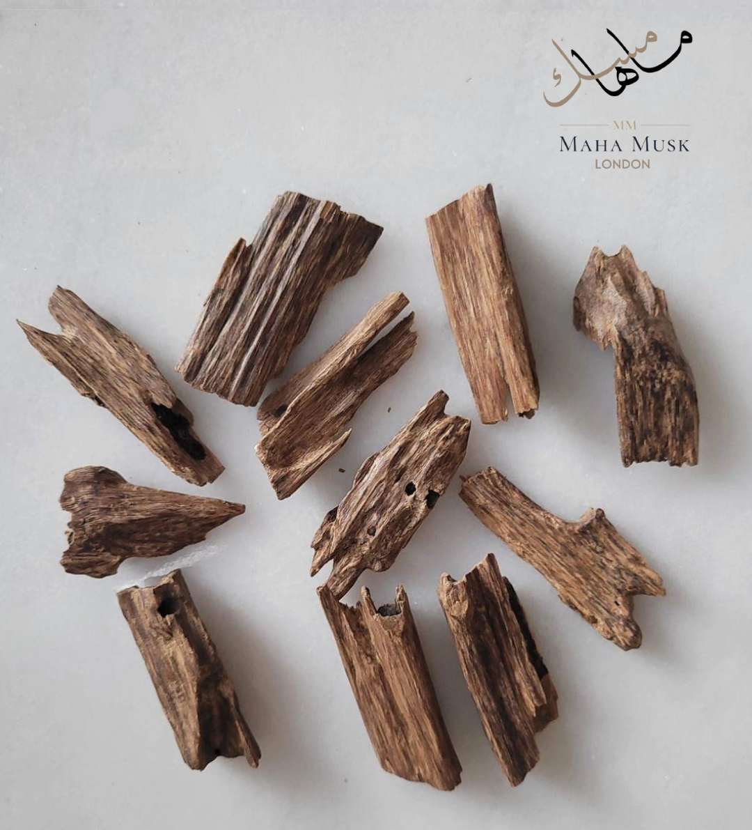 Indian Assam Oud Wood Chips 20g