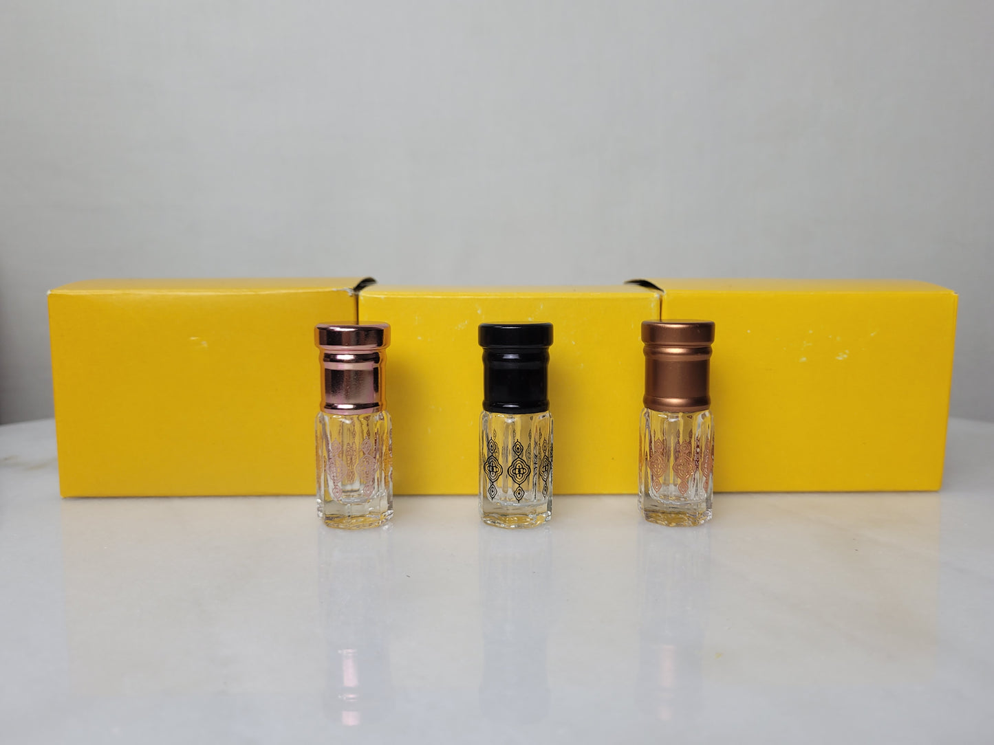 60 pcs 3ml Printed Empty Glass Bottles (5 dozen)