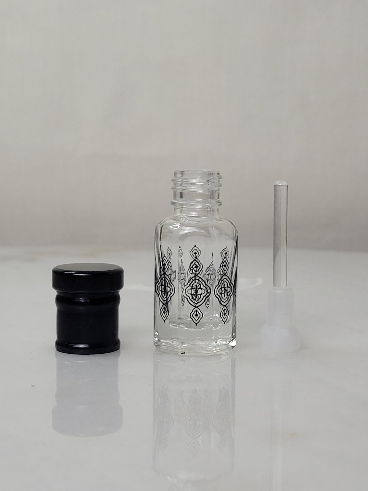 48 pcs 6ml Printed Empty Glass Bottles