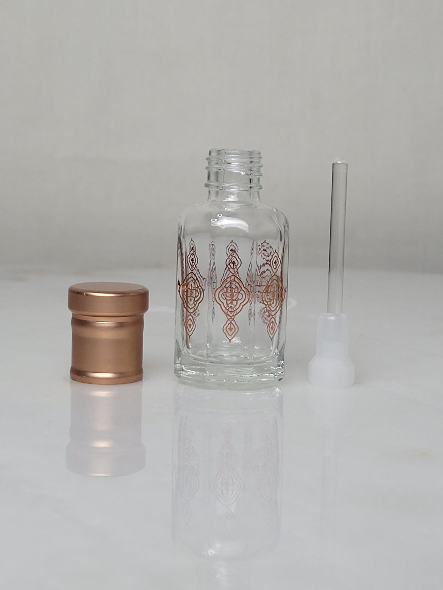 36 pcs 12ml Printed Empty Glass Bottles